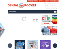 Tablet Screenshot of dentaltshirt.com